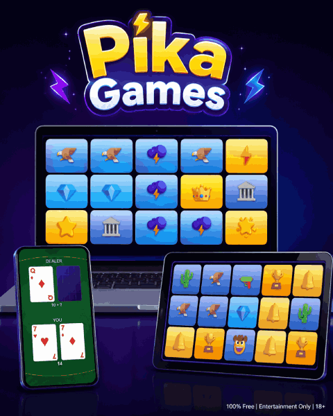 Pika Games Hero Image